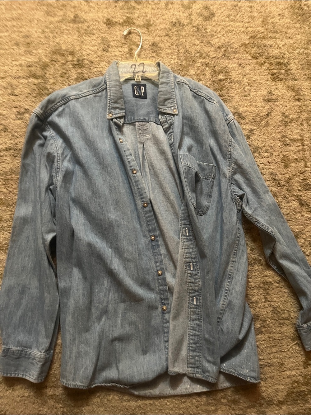GAP Light Blue Denim Shirt Jacket